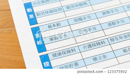 薪資單上的家庭津貼部分 薪資 非法定福利 薪資單上的家庭津貼部分 薪資 非法定福利 123375932