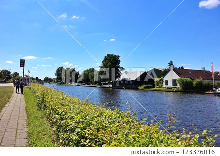 荷蘭羊角村 Bokels-Steenwijk 運河 荷蘭羊角村 Bokels-Steenwijk 運河 123376016