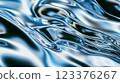Abstract Fluid Motion Blue Metallic Liquid Waves for Modern Background Design ai generative ai generative 123376267