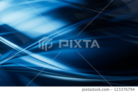 Dark transparent glass curves background, 3d 123376794