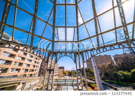 Yokohama cityscape in Japan, including the Yokohama Municipal Subway Nakagawa Station (in front of Tokyo City University Yokohama Campus) Yokohama cityscape in Japan, including the Yokohama Municipal Subway Nakagawa Station (in front of Tokyo City University Yokohama Campus) 123377445