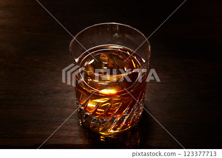 round ice whiskey rock round ice whiskey rock 123377713