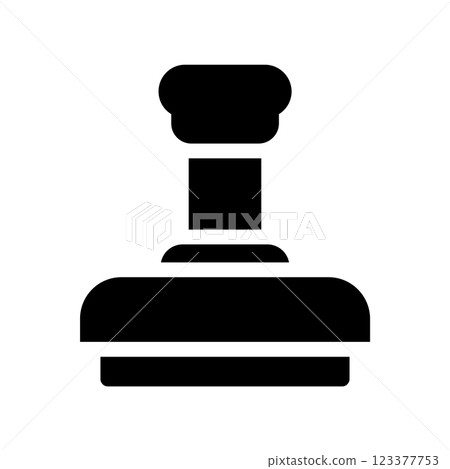 A simple icon that symbolizes stamp 123377753