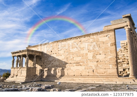 帕德嫩神殿內伊瑞克提翁神殿的雄偉 123377975