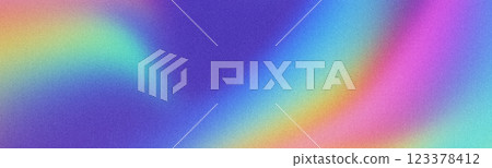 Vibrant Abstract Gradient with Colorful Waves for Modern Design 123378412