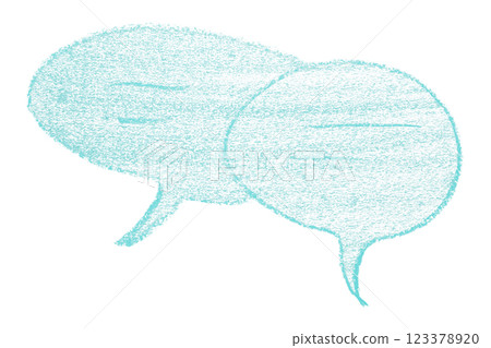 Separate light blue speech bubbles on transparent background. Separate light blue speech bubbles on transparent background. 123378920