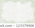 背景材料採用白色和紙和淡綠色圖案，散發出日式之美 123379906