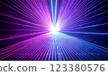 A cyberspace where rays of light fly randomly 123380576