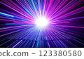 A cyberspace where rays of light fly randomly 123380580