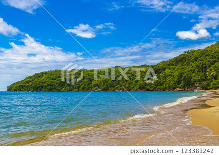 Big tropical island Ilha Grande Praia de Palmas beach Brazil. Big tropical island Ilha Grande Praia de Palmas beach Brazil. 123381242