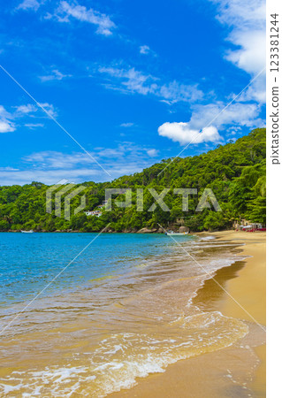 Big tropical island Ilha Grande Praia de Palmas beach Brazil. Big tropical island Ilha Grande Praia de Palmas beach Brazil. 123381244