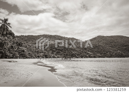 Big tropical island Ilha Grande Praia de Palmas beach Brazil. Big tropical island Ilha Grande Praia de Palmas beach Brazil. 123381259