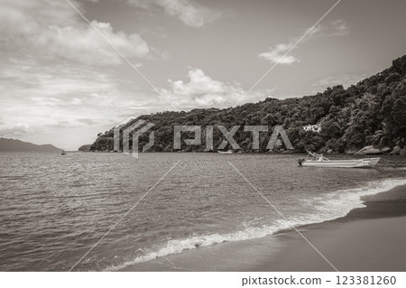 Big tropical island Ilha Grande Praia de Palmas beach Brazil. Big tropical island Ilha Grande Praia de Palmas beach Brazil. 123381260