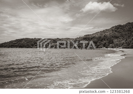 Big tropical island Ilha Grande Praia de Palmas beach Brazil. Big tropical island Ilha Grande Praia de Palmas beach Brazil. 123381268