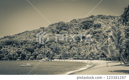 Big tropical island Ilha Grande Praia de Palmas beach Brazil. Big tropical island Ilha Grande Praia de Palmas beach Brazil. 123381287