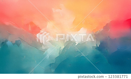 Deep and fantastic watercolor texture background 123381771