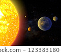 Solar System Animation 123383180