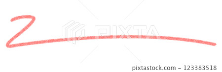 Simple line, red, jagged 123383518