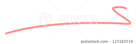 Simple line, red, jagged 123383519