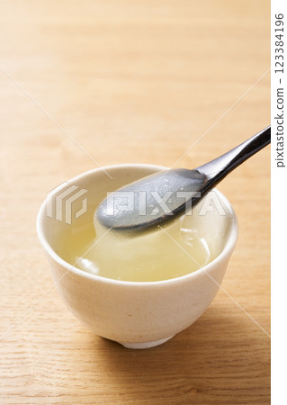 Kudzu soup with ginger Kudzu soup with ginger 123384196