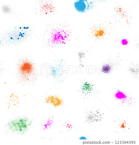 Spray paint texture seamless pattern, vector background design element Spray paint texture seamless pattern, vector background design element 123384395