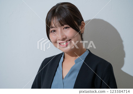 A smiling young lady A smiling young lady 123384714