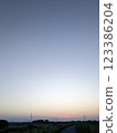 黃昏時天空的層次 123386204