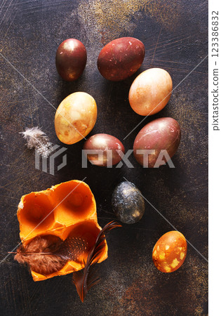 color easter eggs color easter eggs 123386832