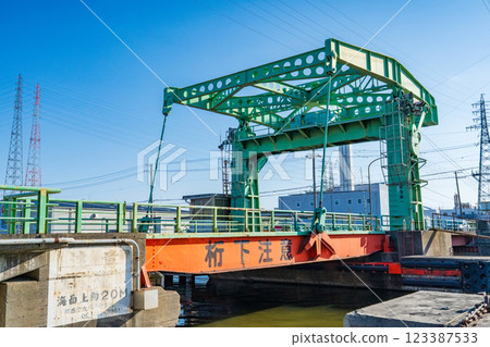 兵庫縣尼崎市的土木工程遺產開合橋－東鷹洲橋 123387533