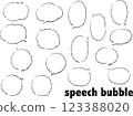 語音氣泡圈 123388020