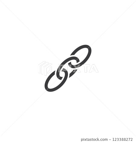 chain link icon vector logo template chain link icon vector logo template 123388272