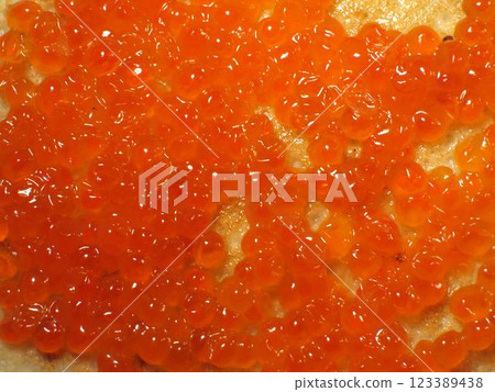 Red Roe Ingredient in Cuisine and Staple Food Dish Red Roe Ingredient in Cuisine and Staple Food Dish 123389438