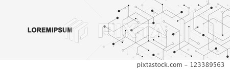 Modern abstract background with triangle and hexagon shapes pattern. Triangular geometric texture for header, web banner, website, presentation Modern abstract background with triangle and hexagon shapes pattern. Triangular geometric texture for header, web banner, website, presentation 123389563