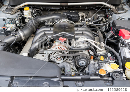 【發動機】水平對置6缸發動機 【發動機】水平對置6缸發動機 123389628