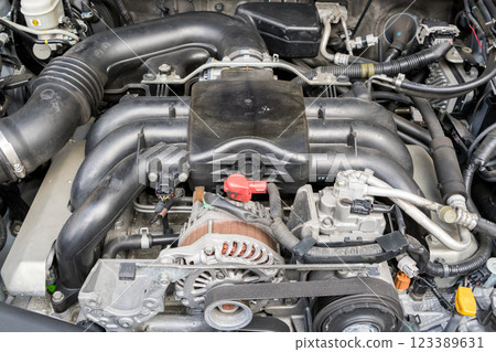 【發動機】水平對置6缸發動機 123389631