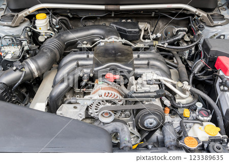 【發動機】水平對置6缸發動機 123389635