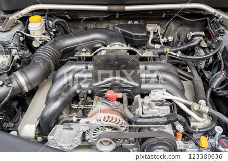 [Engine] Horizontally opposed 6-cylinder engine 123389636