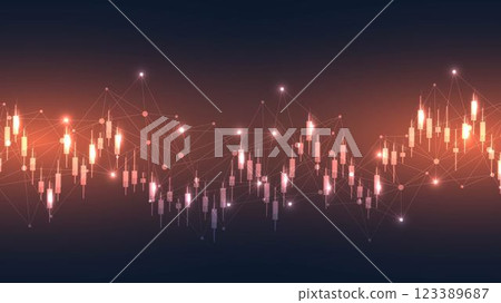 Finance and money technology background concept of business prosperity and asset management . Creative graphic economy and financial growth. Vector illustration 123389687