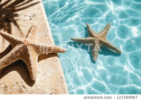 Summer Vibes with Starfish by the PoolSummer Vibes with Starfish by the Pool 123389967