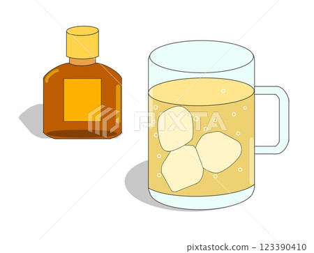 Whiskey and highball Whiskey and highball 123390410