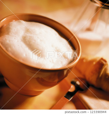 White Coffee Background White Coffee Background 123390944