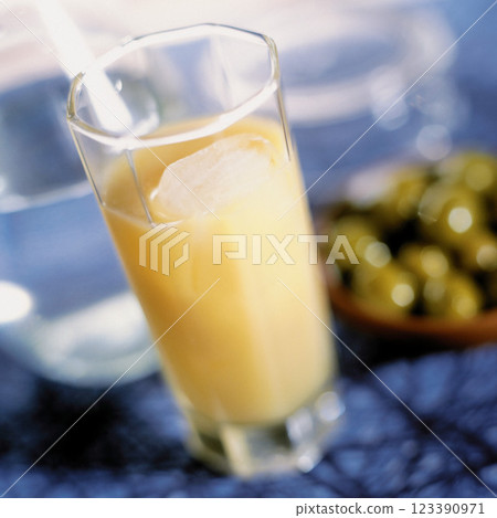 Ricard cocktail close view background 123390971