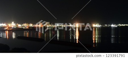 Ishigaki Island Port Night View 123391791