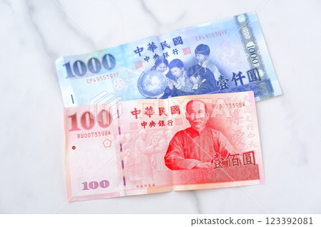 Currency of the Republic of China (Taiwan), banknotes of the New Taiwan Dollar TWD 123392081