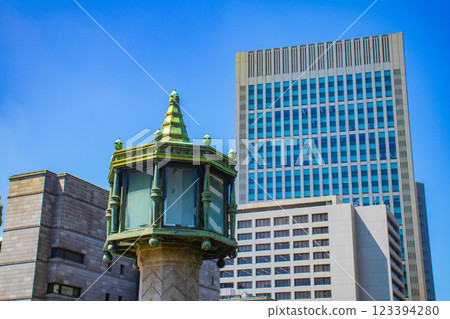 [大阪風景] 淀屋橋地區的河畔建築 123394280