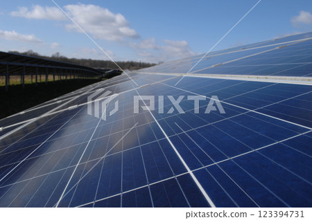 Rows of solar panels Rows of solar panels 123394731