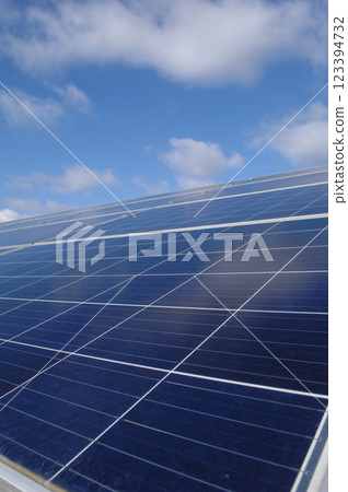 Rows of solar panels Rows of solar panels 123394732