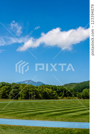 Summer scenery of Hiwada Highlands, Hida Takayama, July Summer scenery of Hiwada Highlands, Hida Takayama, July 123394879
