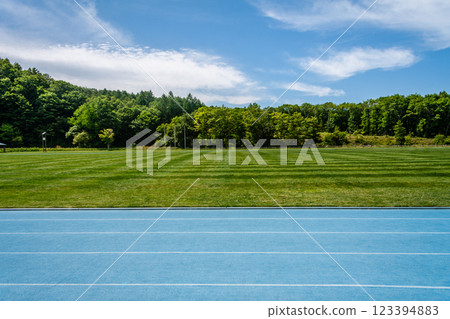 Summer scenery of Hiwada Highlands, Hida Takayama, July 123394883