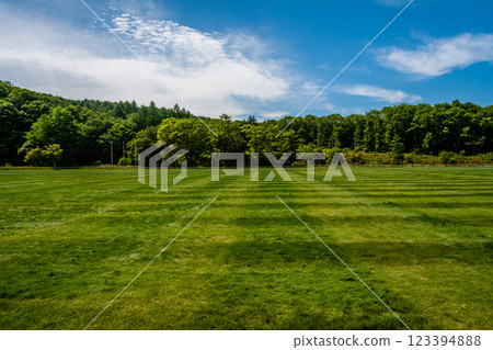 Summer scenery of Hiwada Highlands, Hida Takayama, July Summer scenery of Hiwada Highlands, Hida Takayama, July 123394888